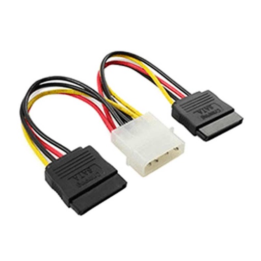 [AGI-1939] Cable Dual Molex Agiler SATA de Poder