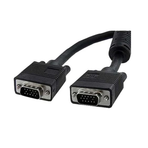 [AGI-1341M] Cable VGA Agiler 1.8 Metros Macho-Macho con Filtro Anti-gosting Negro