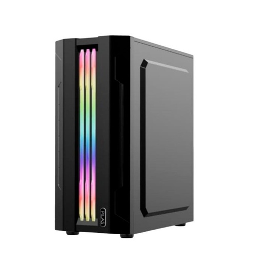 [J3 Negro] Case Gaming Pilas Tikal J3 Media Torre Vidrio Templado ATX Negro (Sin Fuente)