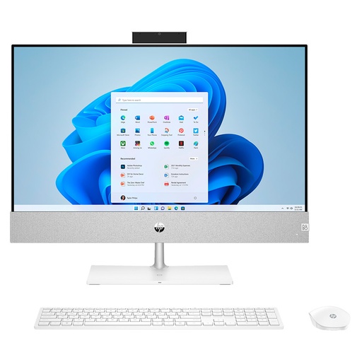 [7L3L0AA#ABA] Computadora All in One HP Pavilion 24-CA2025T 23.8" Intel i5-13400T 8GB Ram 256GB SSD + 1TB HDD Blanco W11 Home