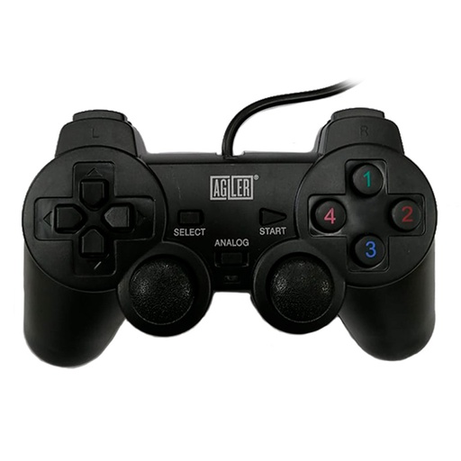 [AGI-4010] Control Alámbrico Agiler Gamepad AGI-4010 USB Negro