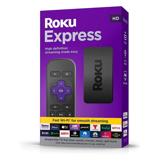 [3960R] Dispositivo Roku Express para Streaming y Video
