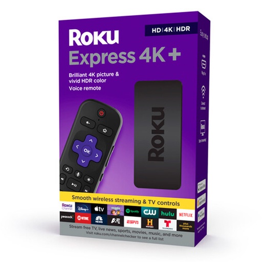 [3941R2] Dispositivo Roku Express para Streaming y Video 4K+ HDMI Wi-Fi