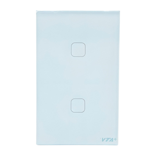 [VTA-84534] Interruptor Inteligente Doble VTA+ Connect IOT Smart Home Wi-Fi