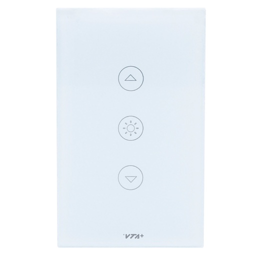[VTA-84531] Interruptor Inteligente Sencillo VTA Touch IoT Dimerizable Smart Home Wi-Fi