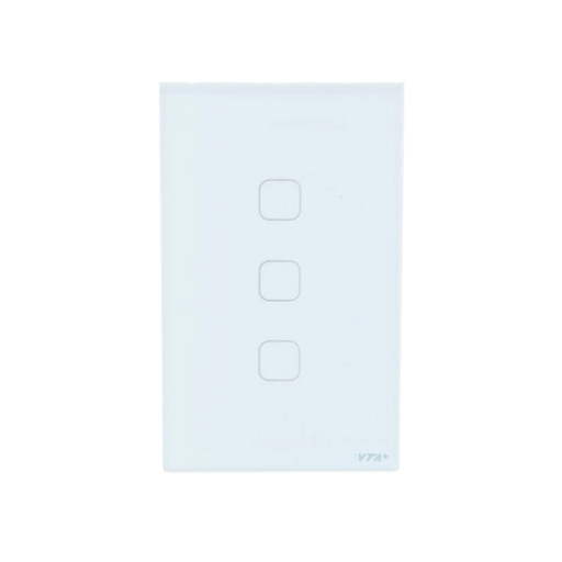 [VTA-84537] Interruptor Inteligente Triple VTA Connect IOT Smart Home Wi-Fi