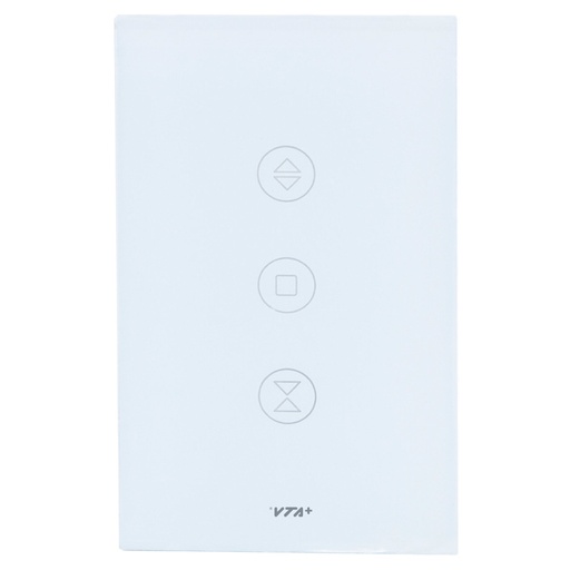 [VTA-84542] Interruptor Inteligente para Cortinas VTA Connect IOT Touch Smart Home Wi-Fi