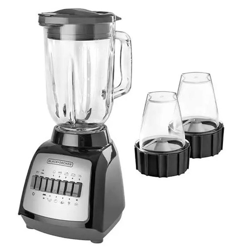 [BLBD210GB-2G] Licuadora Black+Decker DuraPro 10 Velocidades Jarra de vidrio 1,25 Lt Negro