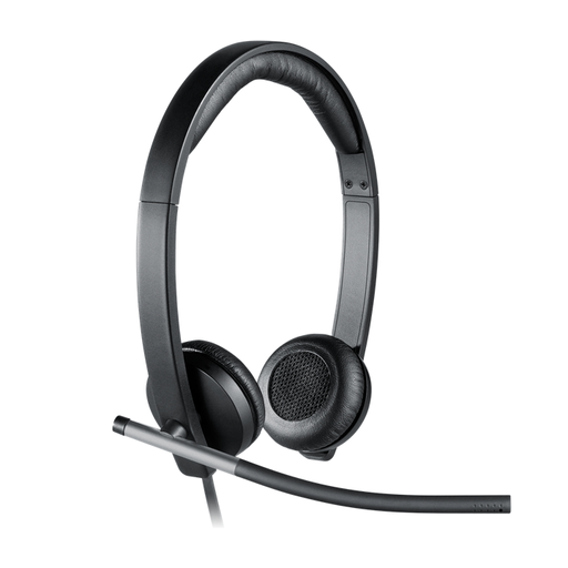 [981-000518] Audifonos tipo Headset Logitech H650e USB con Micrófono Negros