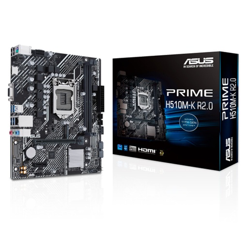 [PRIME H510M-K R2.0] Motherboard ASUS PRIME H510-K R2.0 Socket LGA 1200 11th & 10th Gen 2xDDR4 Micro-ATX