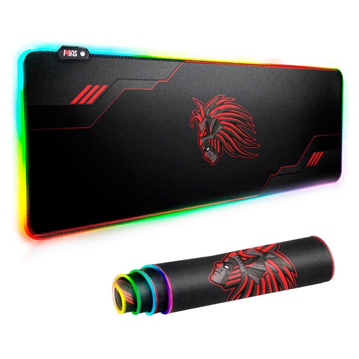 [183688] Mousepad Pilas Gamer Tecun RGB XXL