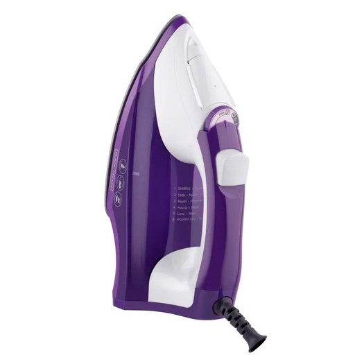[IR1840] Plancha de Ropa Black+Decker a vapor Magenta