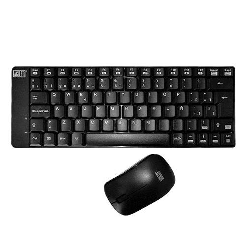 [AGI-9895] Teclado y Mouse Inalámbrico Agiler AGI-9895 Negro Español
