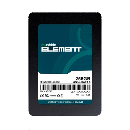 [MKNSSDEL256GB] Unidad SSD 2.5" 256GB Mushkin Element 500MBs