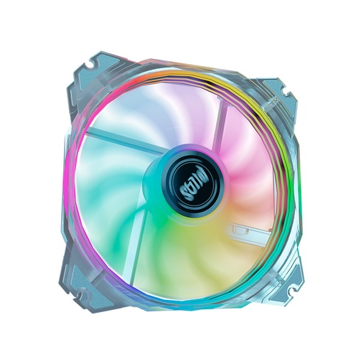 [M120PGT] Ventilador Pilas M120PGT RGB 120mm Blanco