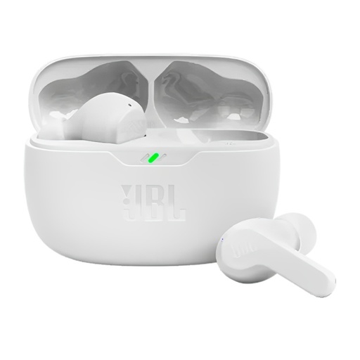 [JBLVBEAMWHTAM] Audífonos Bluetooth JBL Vibe Beam in-ear con Micrófono Blanco
