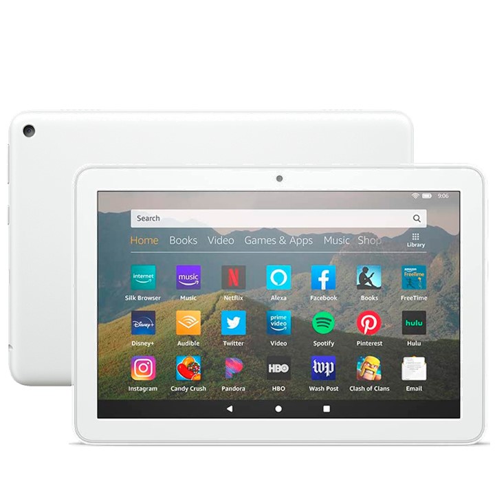  Tablet Fire HD 10, (32 GB, Blanco, con Ofertas Especiales) +  Funda  (Blanca) + Cargador USB-C 15W : Electrónica
