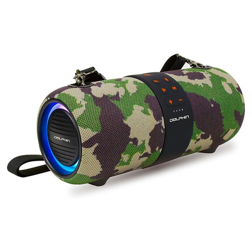 [LX-60 CAMO] Bocina Dolphin LX-60 Dual 3" Bluetooth 30W Camuflaje