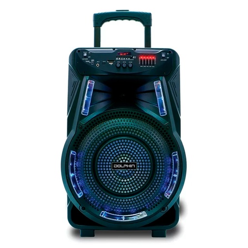 [SP-1217RBT] Bocina Dolphin SP-1217RBT Party Speaker 12" Bluetooth Negro + Microfono