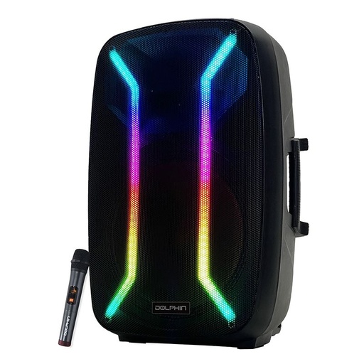 [SPX-2115R] Bocina Dolphin SPX-2115R Elite Pro 15" Bluetooth con Micrófono 80 RMS Negro