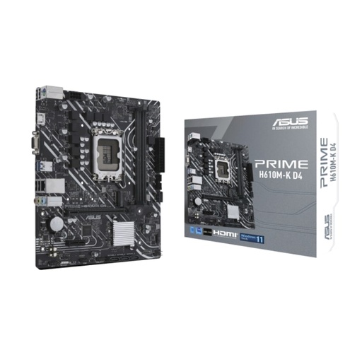 [90MB1A10-M0EAY0] Motherboard ASUS PRIME H610M-K D4 Socket LGA 1700 14th, 13th y 12th Gen 2xDDR4 mATX