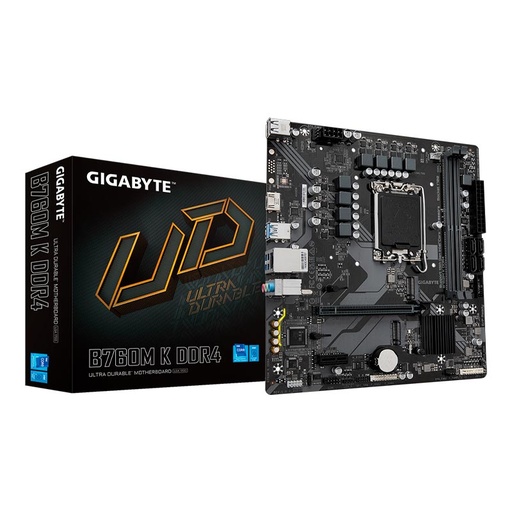 [B760M K DDR4] Motherboard Gigabyte B760M K LGA1700 13th & 12th Gen 2xDDR4 Micro-ATX