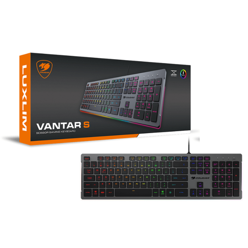 [37VSBXNMI.0002] Teclado Gaming Mécanico Alámbrico Cougar Vantar S RGB Negro