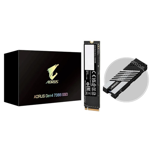 [AG4731TB] Unidad SSD M.2 2280 1TB Gigabyte Aorus Gen4 PCIe 40 NVMe 7300MBs
