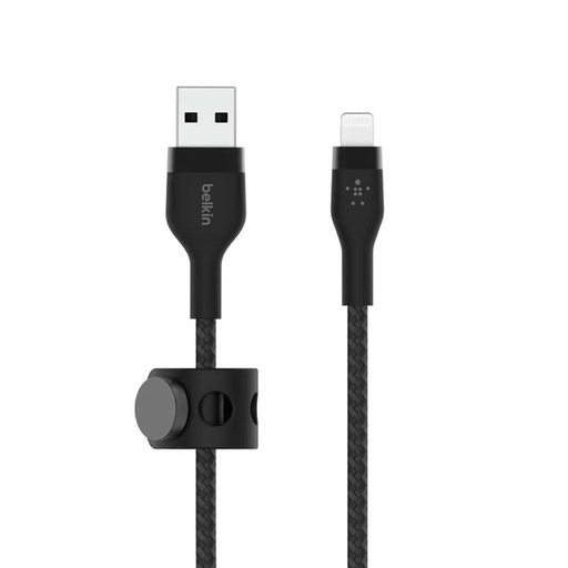 [CAA010BT1MBK] Cable USB a Lightning Belkin BoostCharge Pro Flex 1 Metro Negro