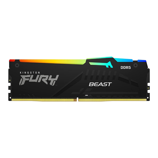 [KF548C38BBA-8] Memoria DDR5 DIMM 8GB Kingston Fury BEAST RGB 4800Mhz Disipador Integrado