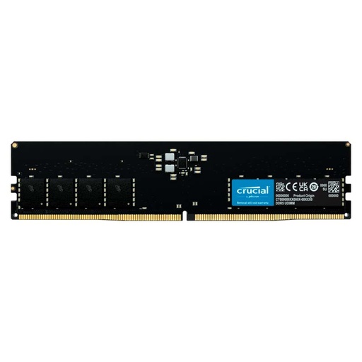 [CT16G48C40U5] Memoria DDR5 DIMM 16GB Crucial 4800MT/s CL40