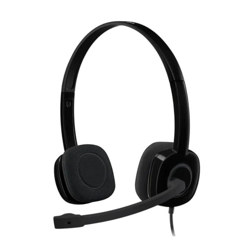 [981-000587] Audífonos tipo Headset Logitech H151 3.5mm con Micrófono Negros
