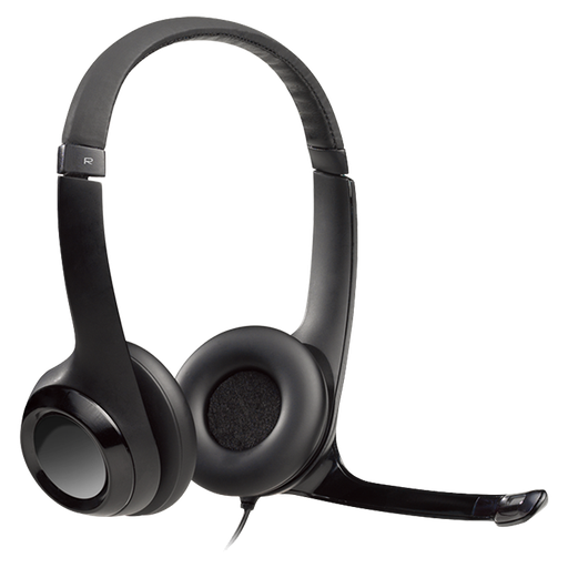 [981-000014] Audifonos tipo Headset Logitech H390 USB con Micrófono Negro