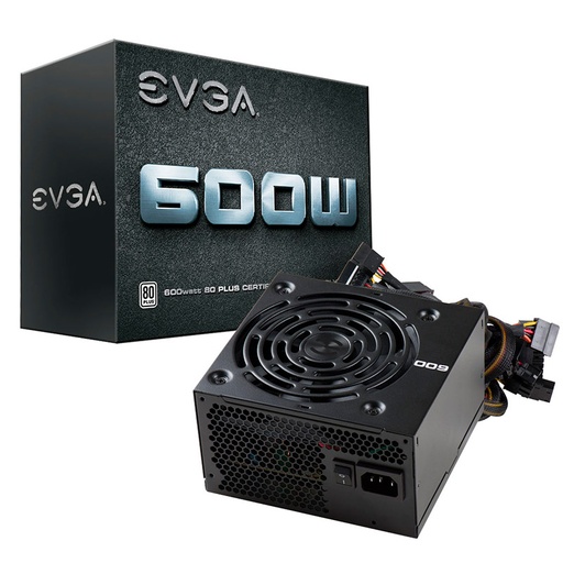 [100-W1-0600-K1] Fuente de Poder 600W EVGA 80-PLUS White