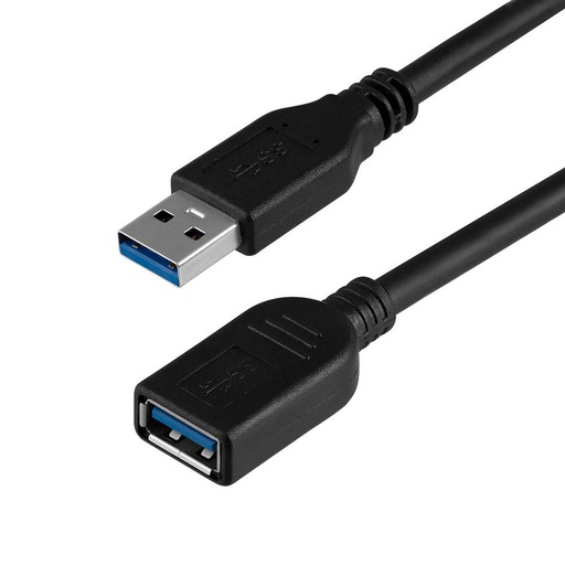 [ARG-CB-0046] Cable USB Argom ARG-CB-0046 Extensión 1.8 Metros Macho-Hembra Negro
