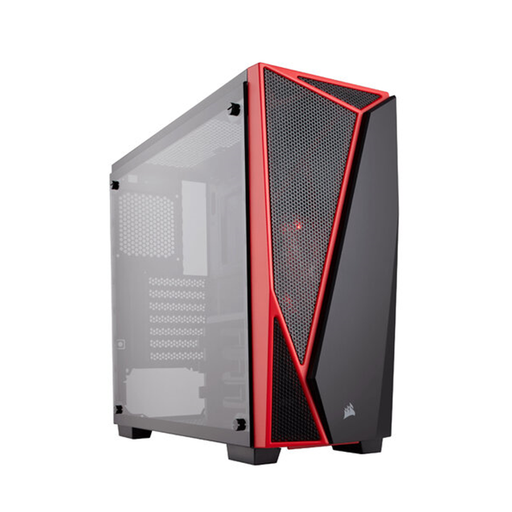 [CC-9011117-WW] Case Gaming Corsair Carbide Series SPEC-04 Media Torre Negro-Rojo ATX (Sin Fuente)