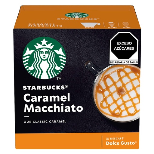 [12421700] Cápsulas Starbucks Caramel Macchiato para Nescafé Dolce Gusto