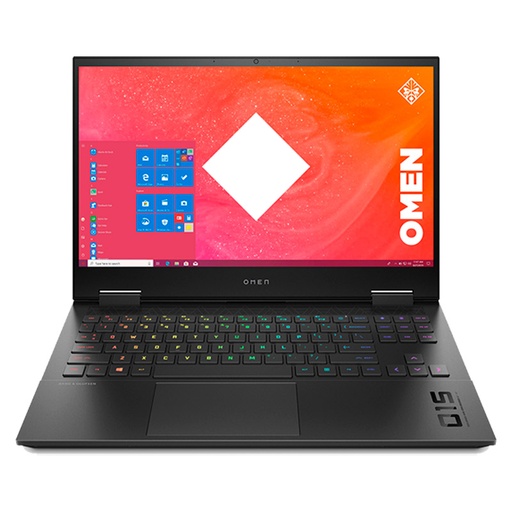 [2A137UA#ABM] Laptop HP OMEN 15-ek0013dx 15.6" i7-10750H 16GB RAM 512GB SSD 32GB Intel Optane RTX 2060 6GB Negra W10 Home Teclado Ingles