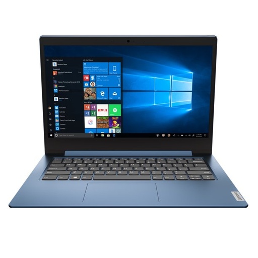[81VU000JUS] Laptop Lenovo IdeaPad 1 14" Intel Pentium N5030 4GB RAM 128GB SSD IceBlue W10 Home S Teclado Ingles