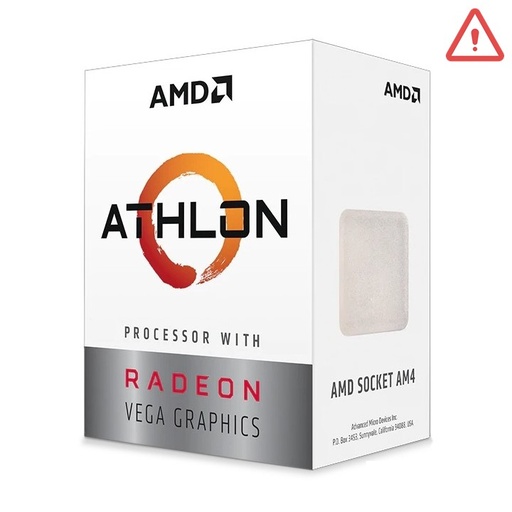 [YD3000C6FHBOX] Procesador AMD Athlon 3000G 3.5GHz (Venta con Board)